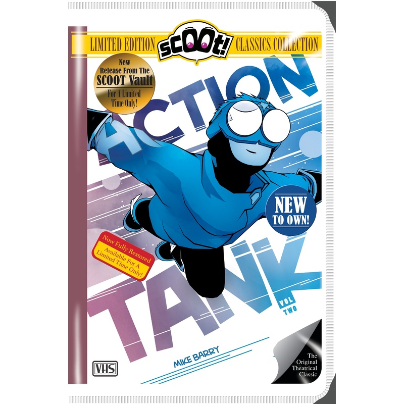 Action Tank: Volume Two #1 – VHS Variant Cover