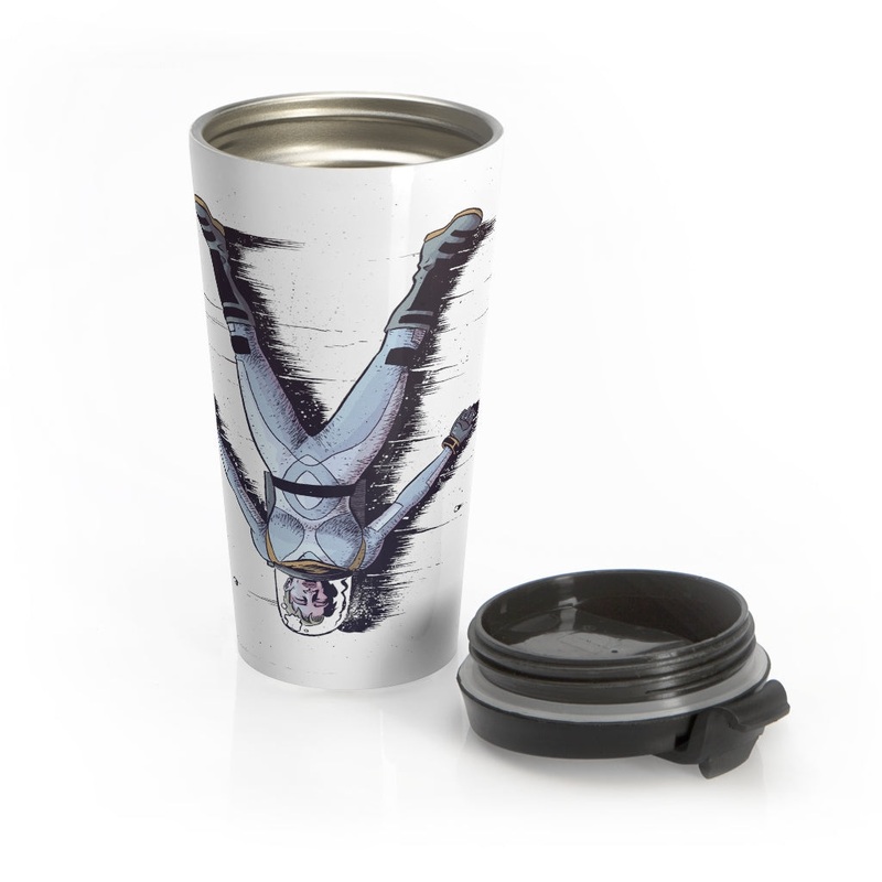 Canopus (Helen Upside Down Design) – Stainless Steel Travel Mug Travel Mug
