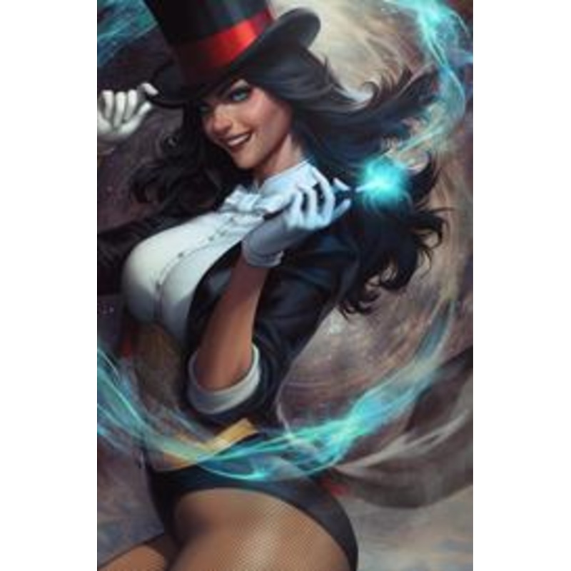 ZATANNA BRING DOWN THE HOUSE #1 VARIANTS ZATANNA BRING DOWN THE HOUSE #1 CVR B STANLEY ARTGERM LAU 4.49