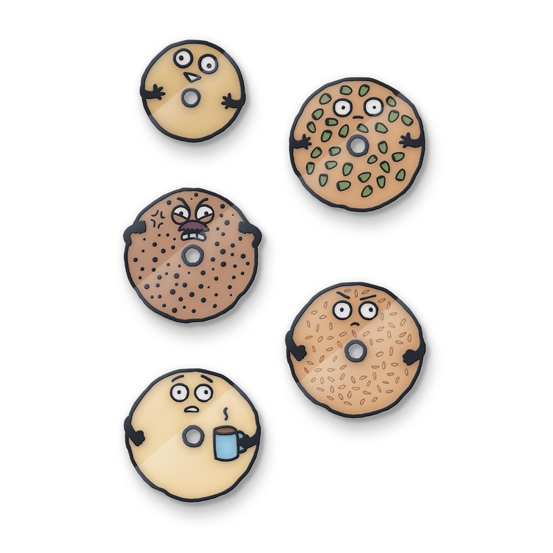 Bagel Battalion all pin badges bundle