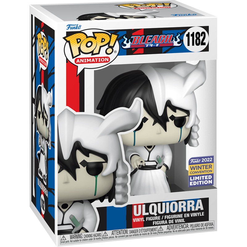ULQUIORRA #1182 (2022 WINTER CONVENTION STICKER) (BLEACH) FUNKO POP NM – PERFECT CONDITION / NO NOTICEABLE IMPERFECTIONS