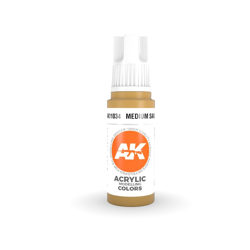 AK Interactive 3 Gen Acrylic Modeling Colour 17ml – Medium Sand