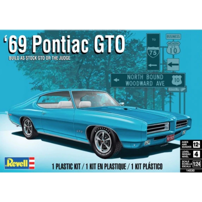 ’69 Pontiac GTO 1:24  Time Machine Hobby