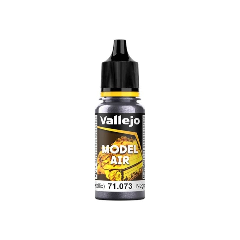 Vallejo Model Air Matt Acrylic Colour 18ml – Metallic Black