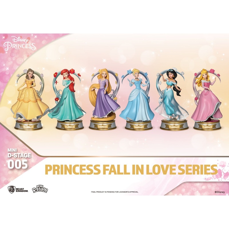 Beast Kingdom Mini-D Stage Disney Princess Fall In Love Series Set (Assortment of 6)