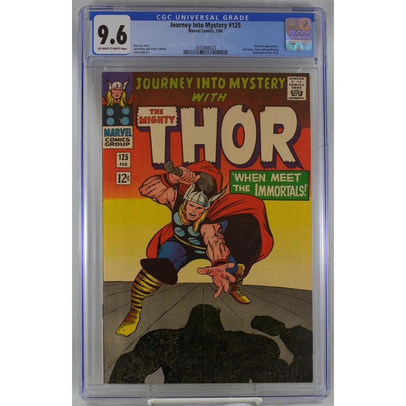 Journey into Mystery (1952 1st Series Marvel) #125 CGC CGC 9.6 (3970888025)