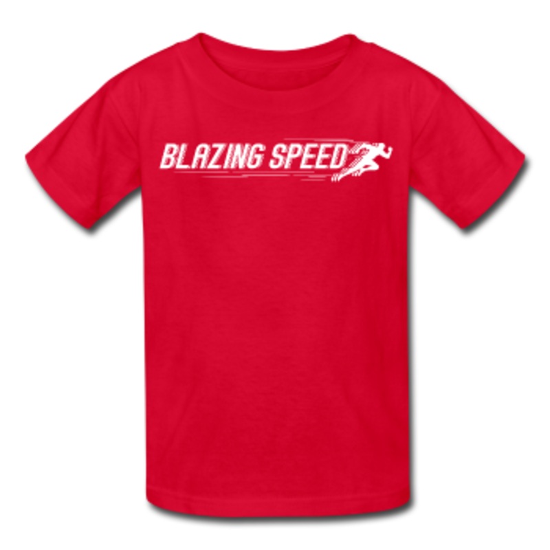 BLAZING SPEED! Kids’ T-Shirt red XS