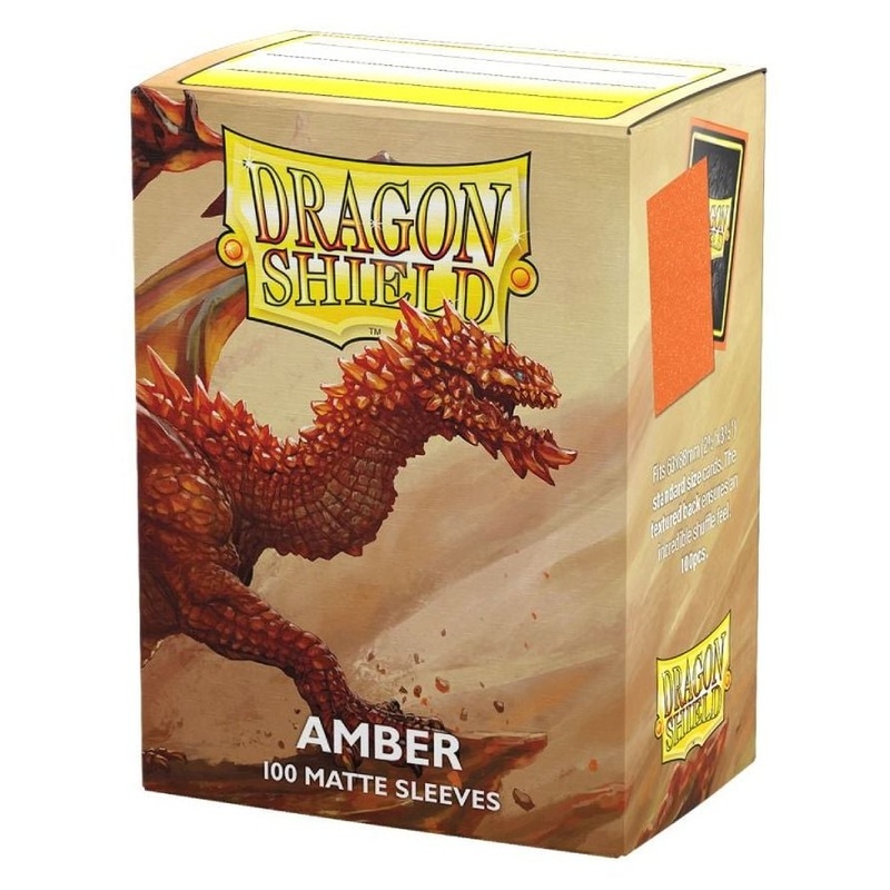 Dragon Shield: Sleeves  Matte  Amber