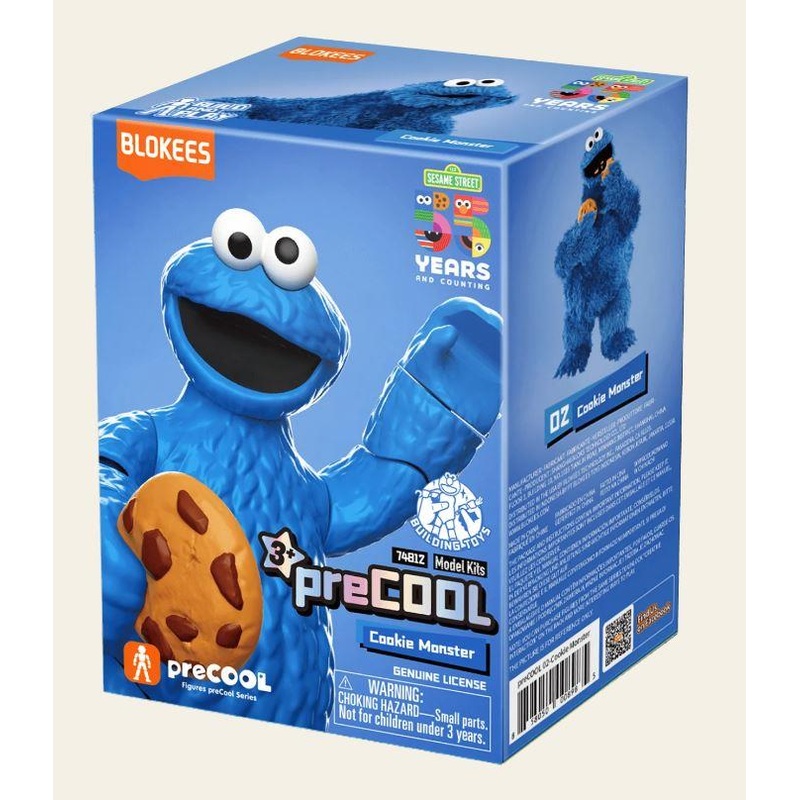 Blokees Sesame Street preCOOL Blokees Figures Cookie Monster by Blokees