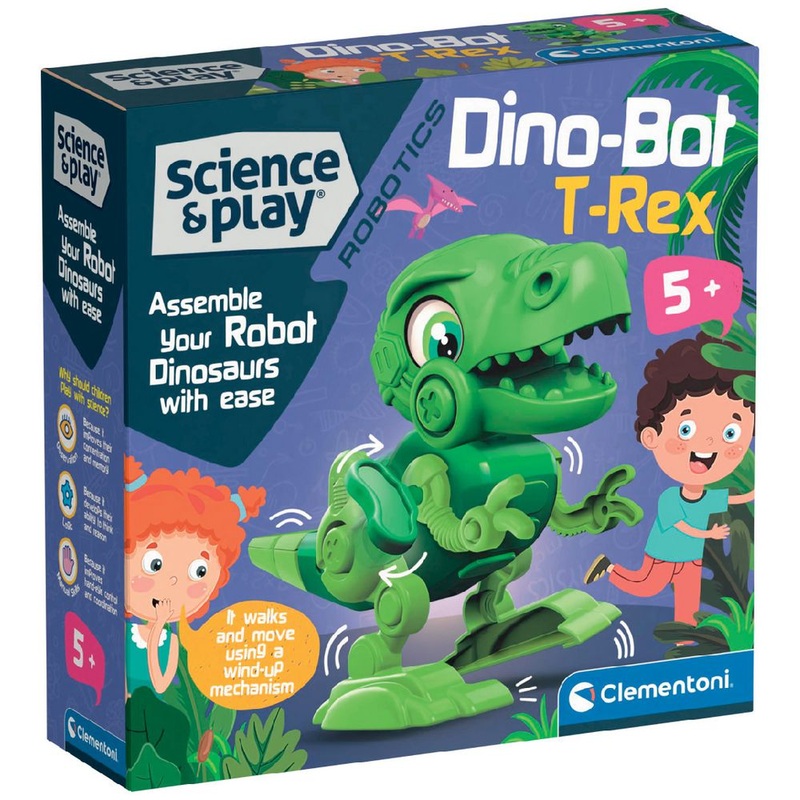 Clementoni Science and Play Robotics Dino Bot T-rex Kit