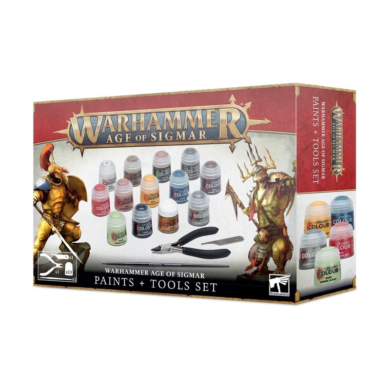 Warhammer Age of Sigmar – Paints And Tools (80-17)