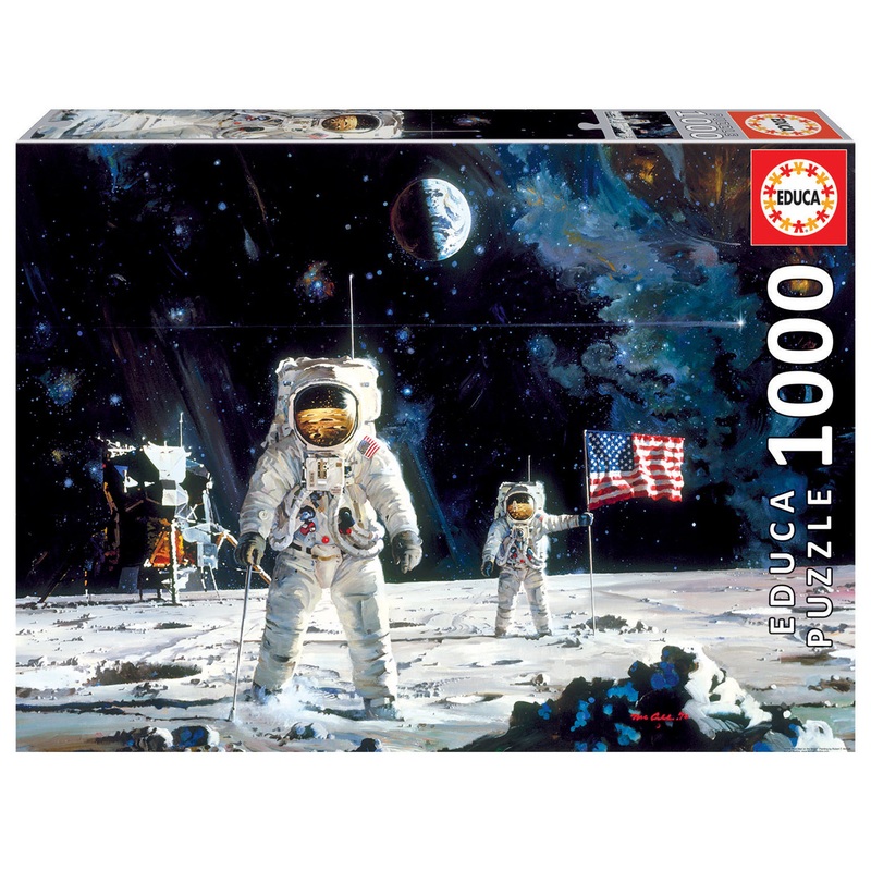 1000pc First Men on the Moon  Time Machine Hobby