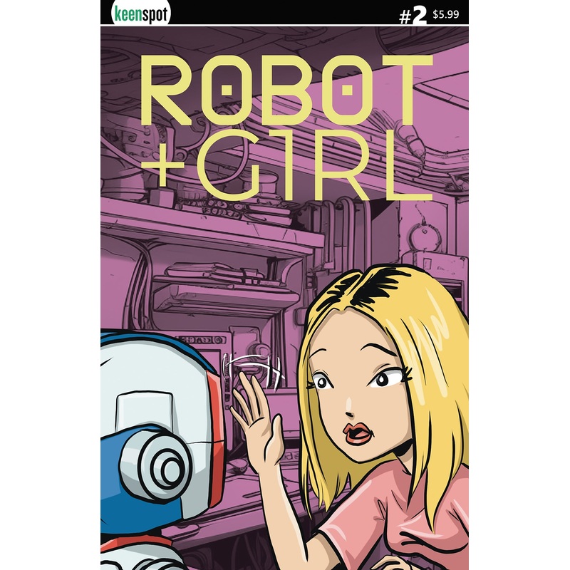 ROBOT + GIRL #2 Comic Book Cover A (Mike White)