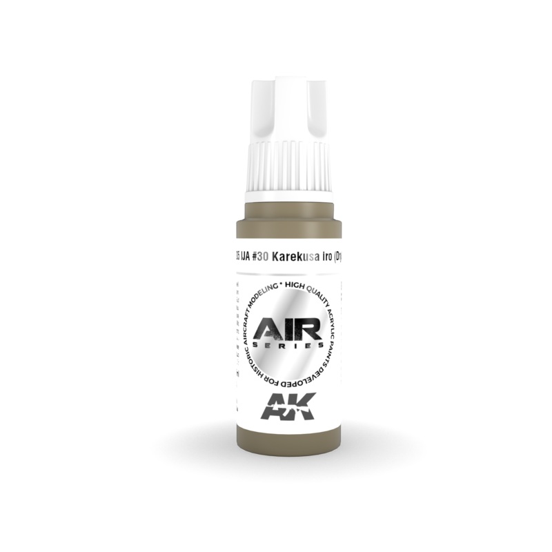 AK Interactive 3 Gen Acrylic Aircraft Modeling Colour 17ml – IJA #30 Karekusa Iro (Dry Grass)
