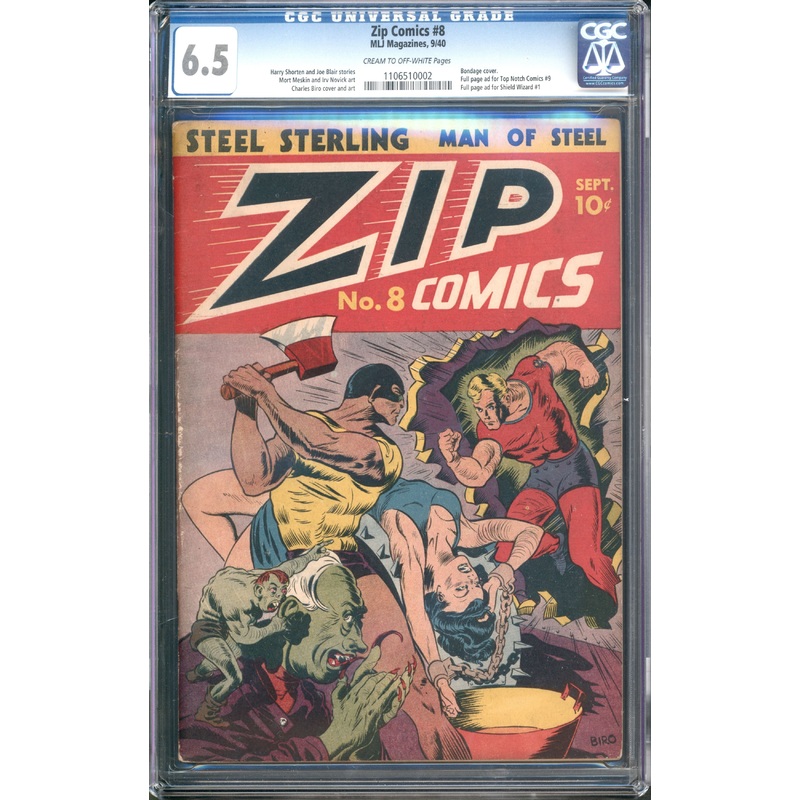 Zip Comics (1940 MLJ) #  8 CGC CGC 6.5 (1106510002)