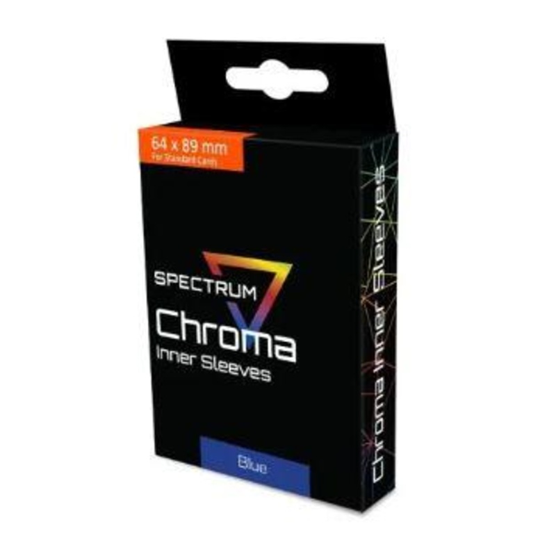 Spectrum Chroma Inner Sleeve- Blue Standard 100 ct By BCW