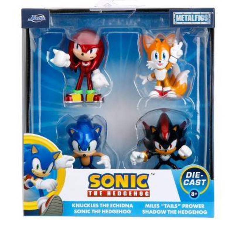 Sonic the Hedgehog 2 1/2-Inch MetalFigs Die-Cast Metal Mini-Figure 4-pack by Jada Toys