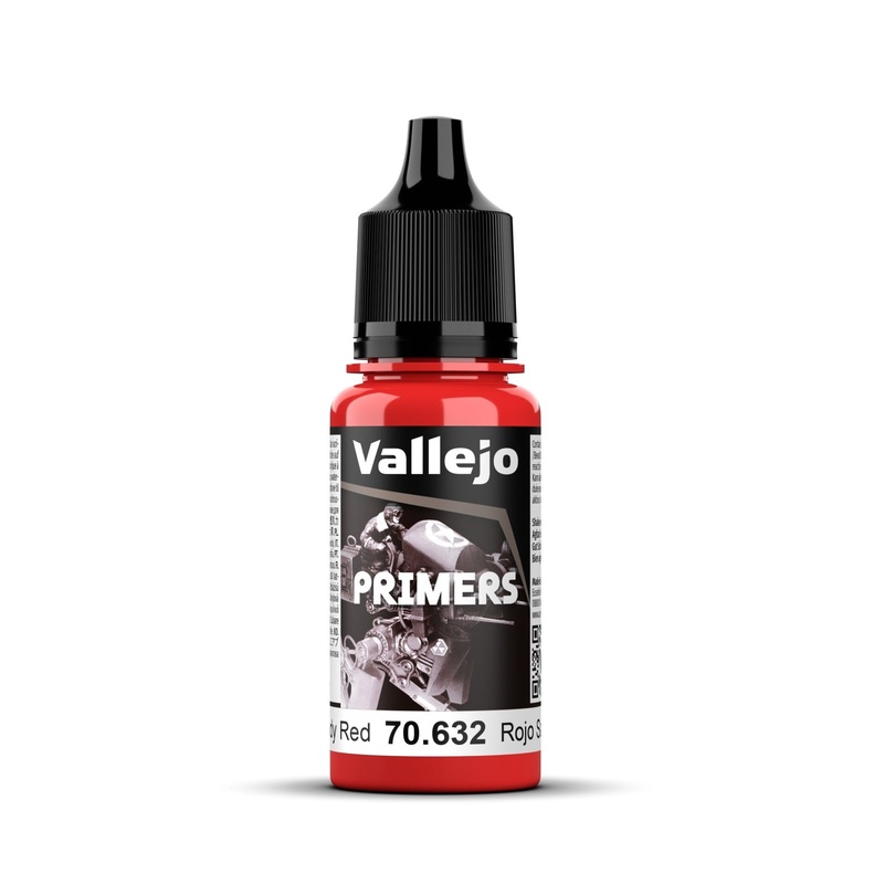 Vallejo Surface Primer – Bloody Red 18ml