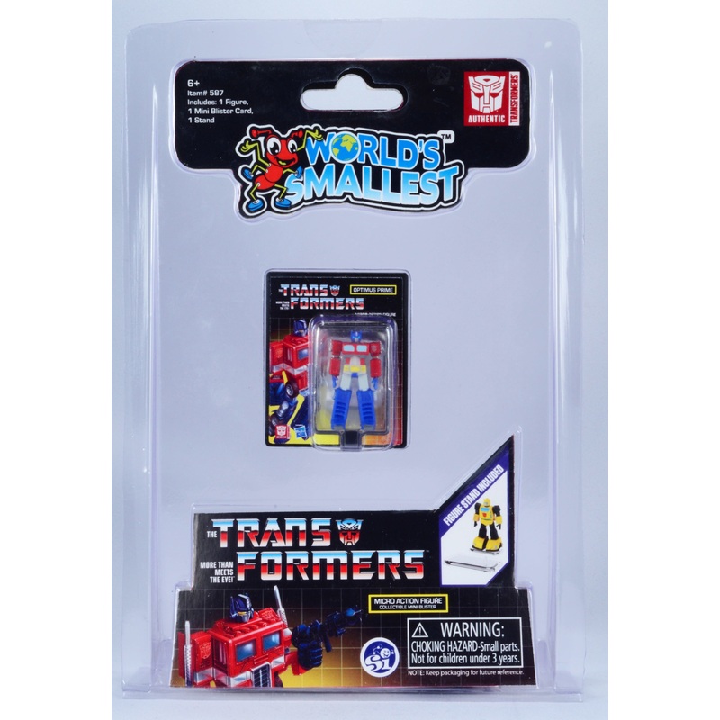 WORLDS SMALLEST TRANSFORMERS FIGURE OPTIMUS PRIME