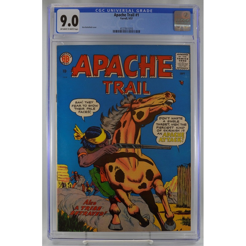 Apache Trail (Farrell, 1957) #  1 CGC CGC 9.0 (4127011010)