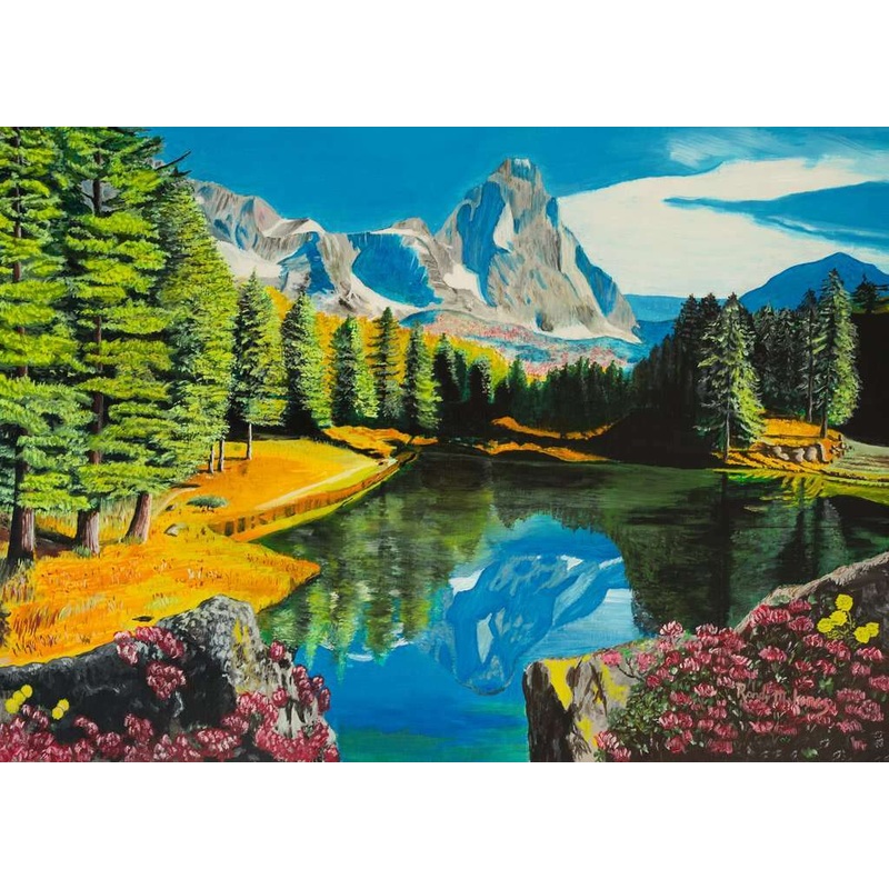 Rocky Mountain Reflect 300pc Large Format  Time Machine Hobby