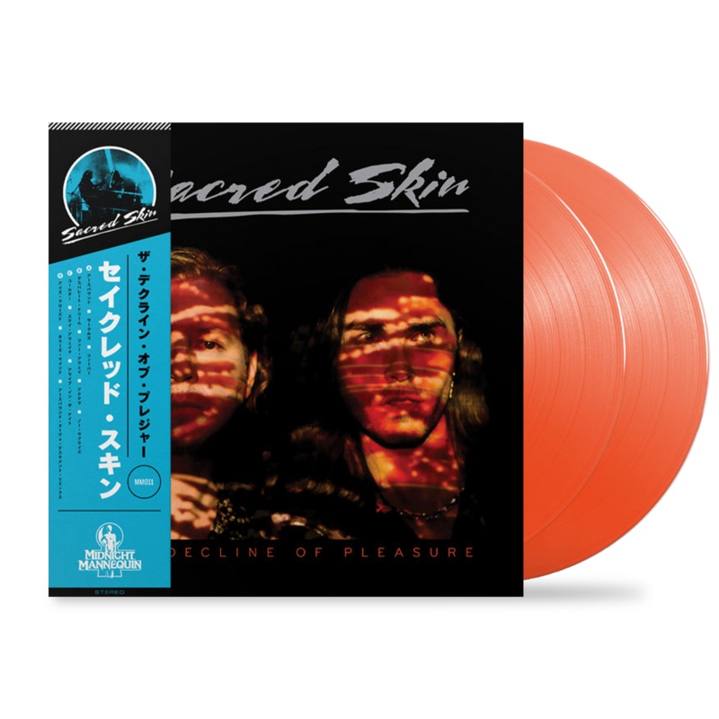 The Decline of Pleasure by Sacred Skin 2XLP Neon Orange