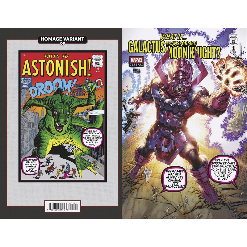 WHAT IF…? GALACTUS: GALACTUS TRANSFORMED MOON KNIGHT? #1 PHILIP TAN SCI-FI HOM AGE VARIANT