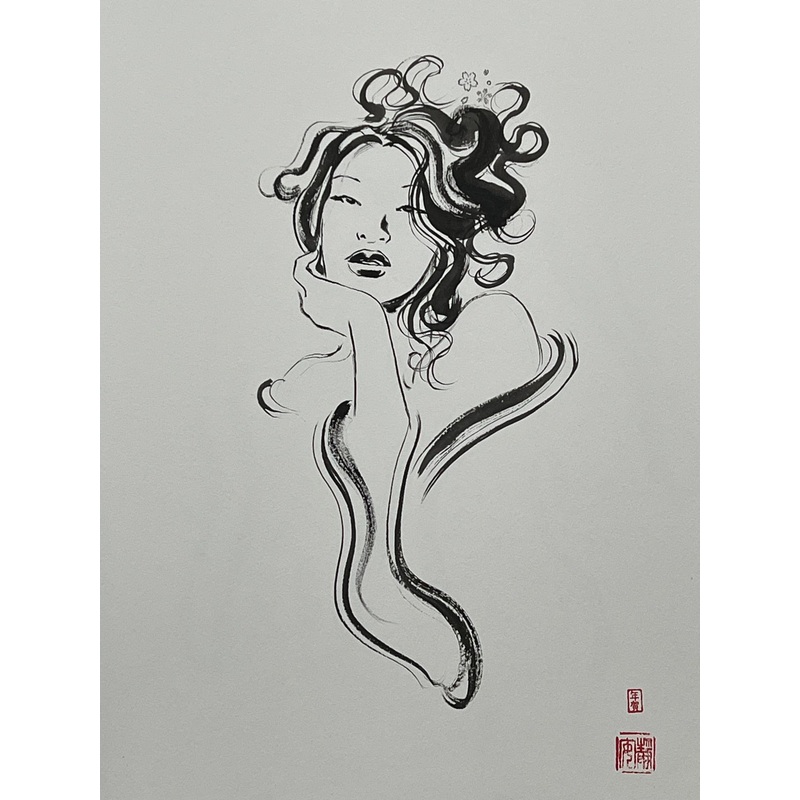 David Mack Original Art Brush & Ink Illustration 19