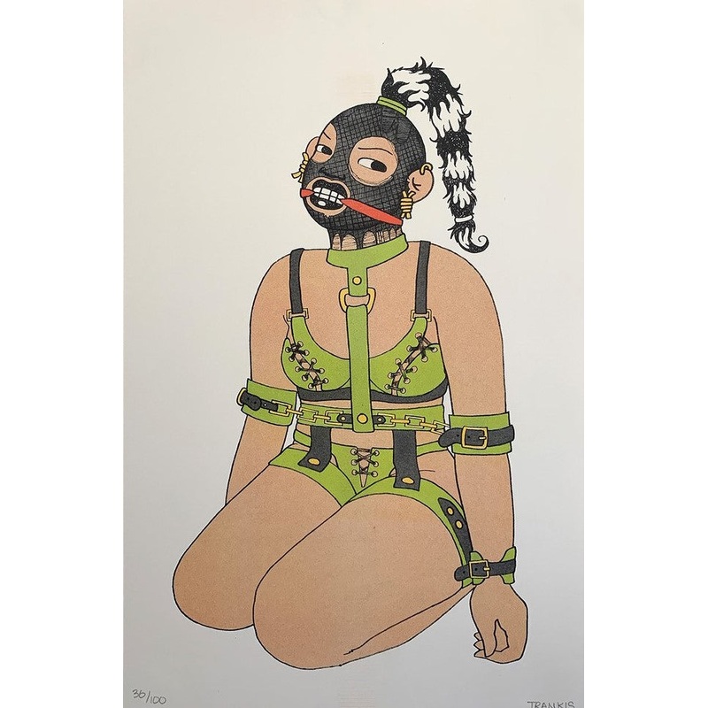 Risograph Print: The Freaky Type by Bientrankis