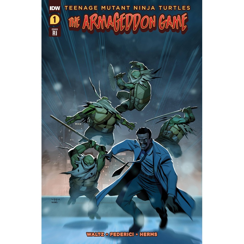 TEENAGE MUTANT NINJA TURTLES: THE ARMAGEDDON GAME #1 COVER RI TD