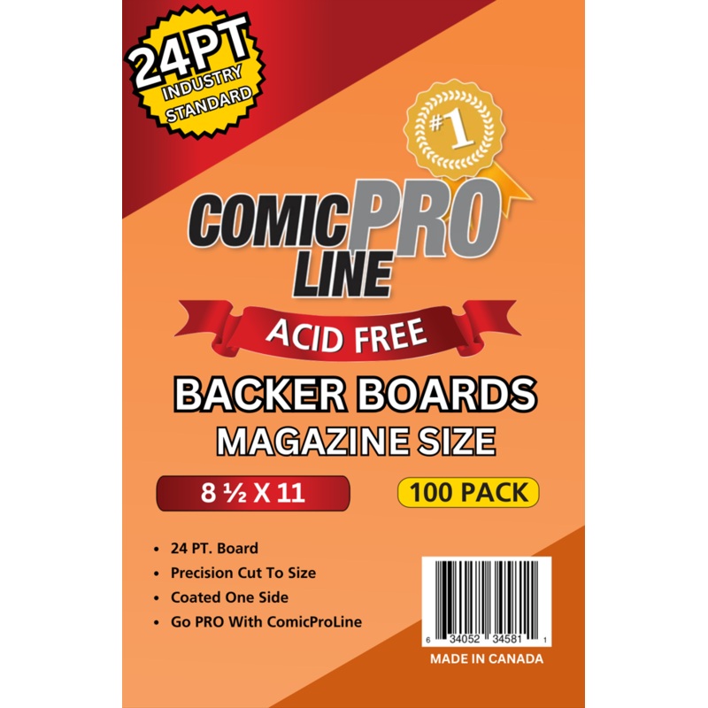 24PT Magazine Backing Boards