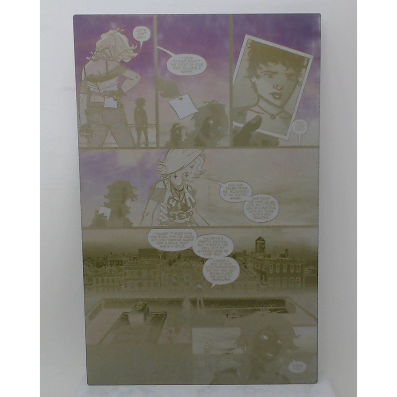 Cult of Ikarus #3 – Page 11 – Yellow – Comic Printer Plate – PRESSWORKS