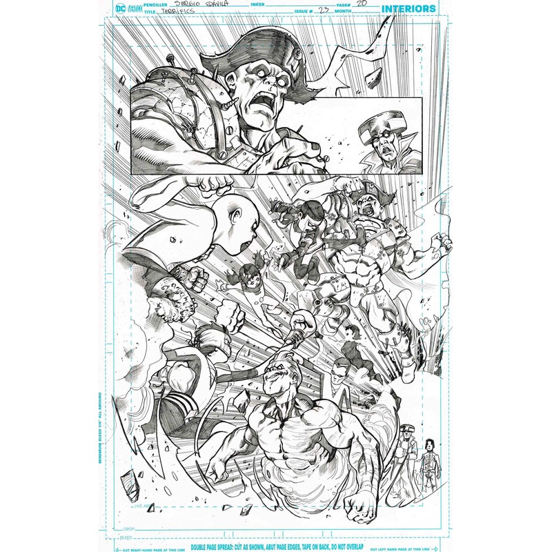 Sergio Davila Original Art Terrifics #23 Page 20