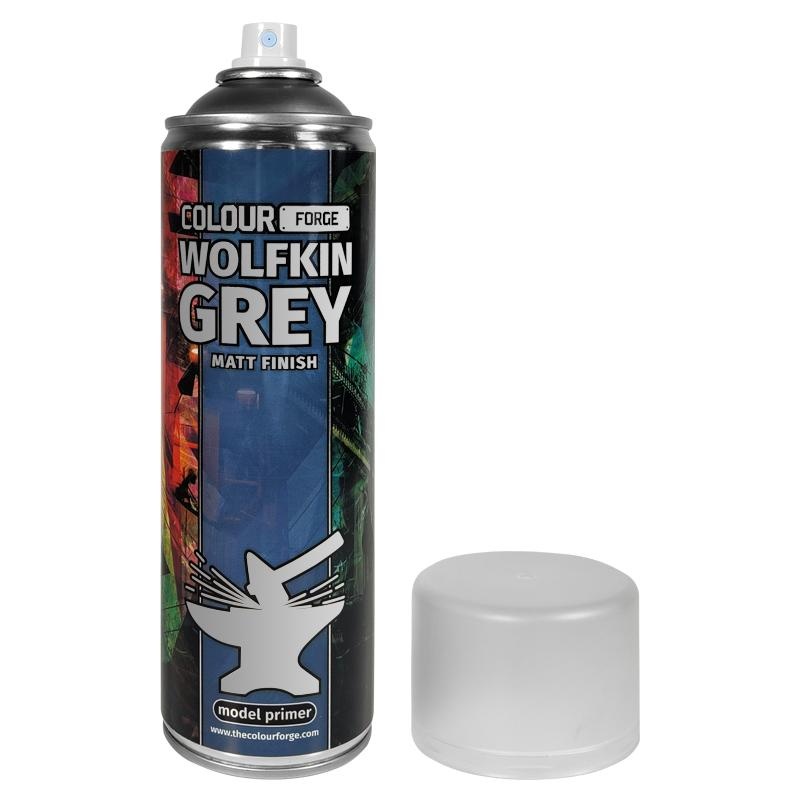 Colour Forge – Aerosol Spray Primer – Wolfskin Grey 500ml