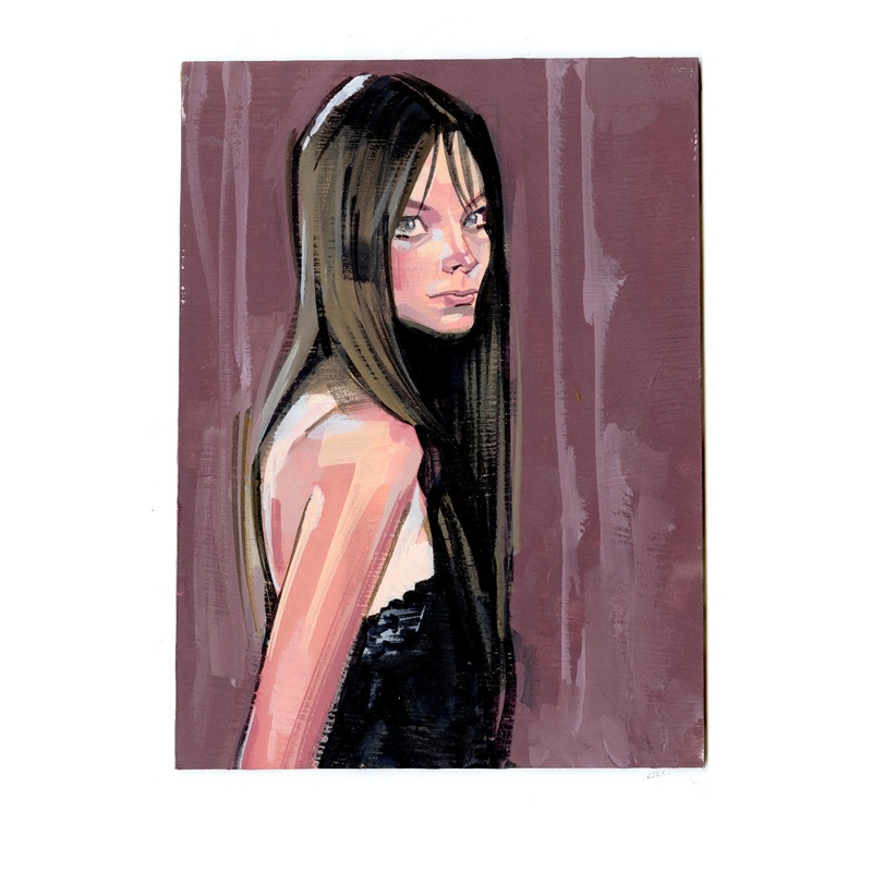 Kagan McLeod Original Art Girl