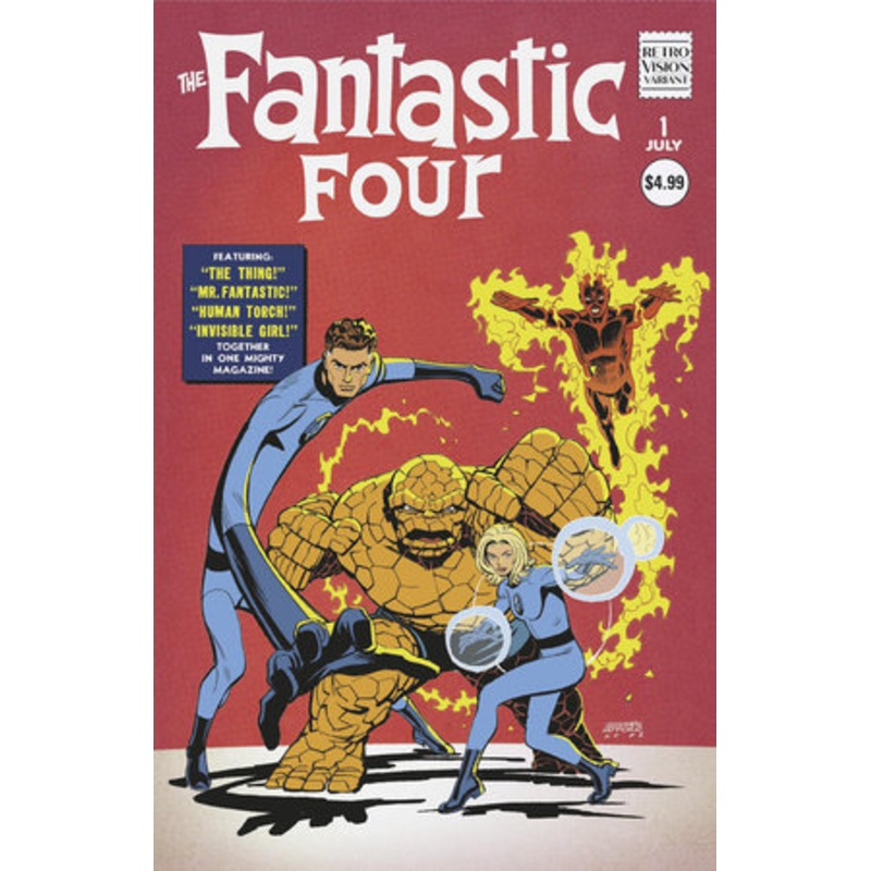 FANTASTIC FOUR #1 LEONARDO ROMERO RETROVISION VARIANT