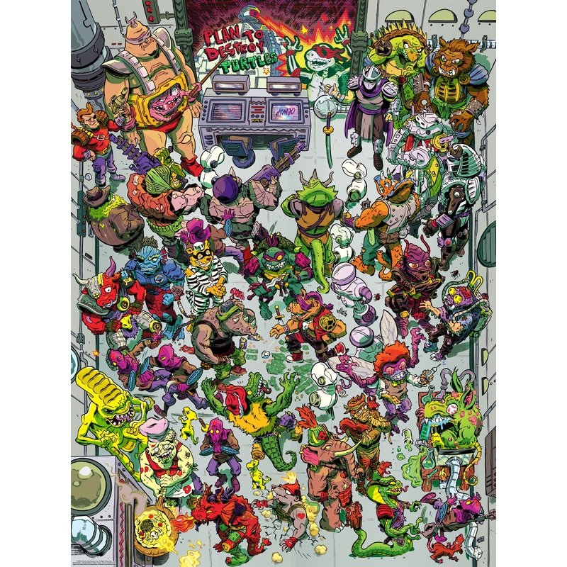 Teenage Mutant Ninja Turtles “Villain Party” Poster