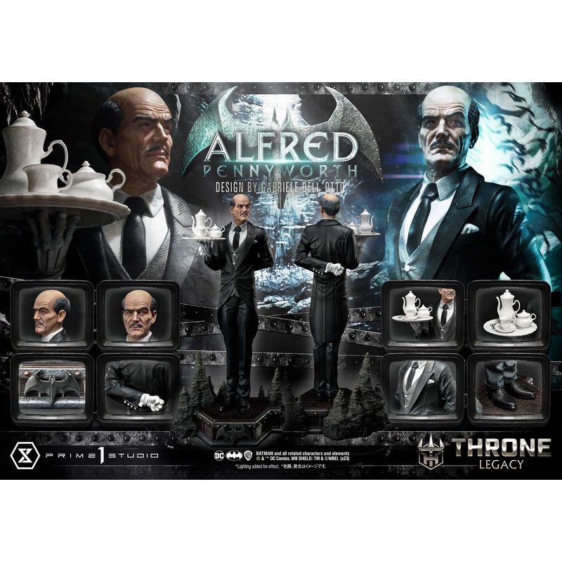 Prime 1 Studio Alfred Pennyworth Statue 1/4 Scale Limited Collectible