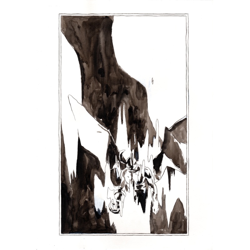 Alessandro Giordano Original Art Hellboy Illustration