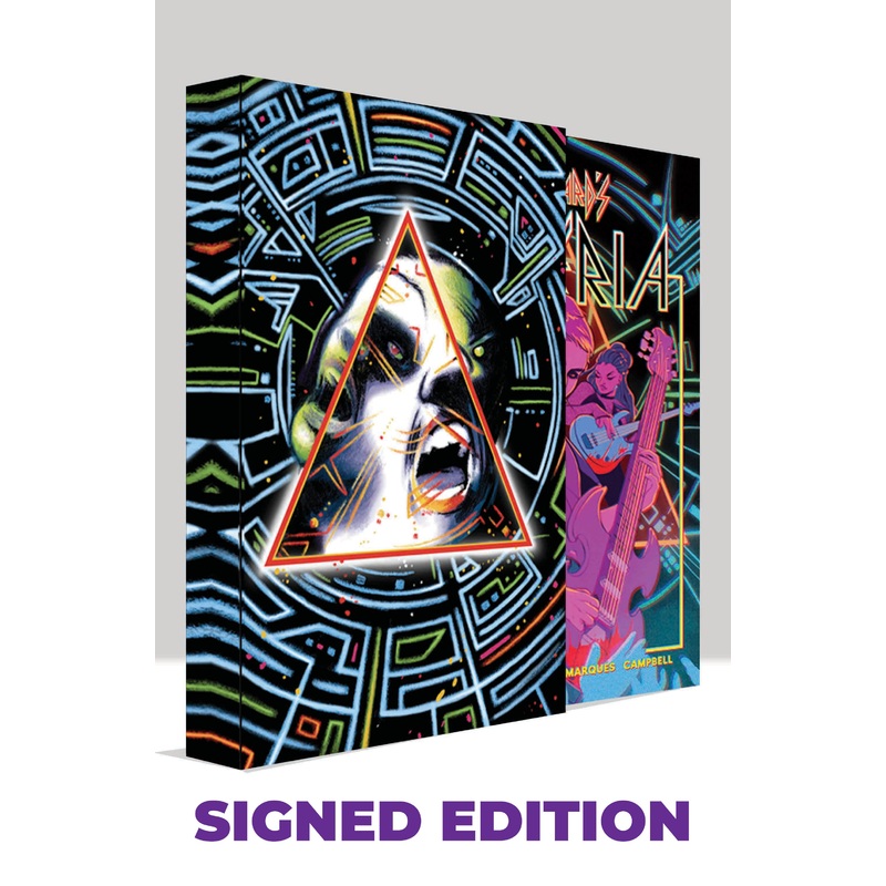 Hysteria: The Graphic Novel  SIGNED Collector’s Edition Hardcover + eBook