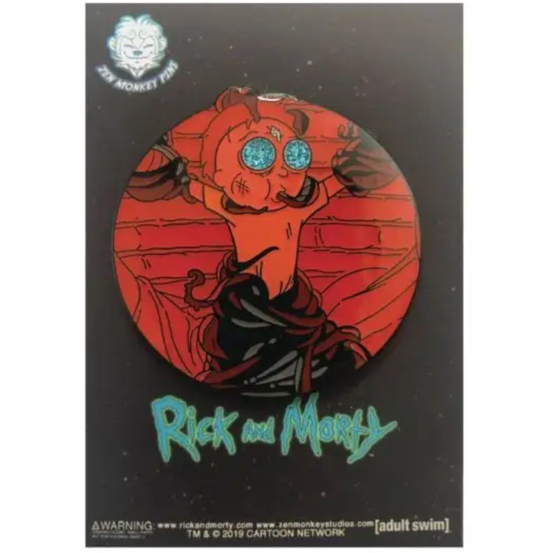 Rick and Morty Death Crystal Morty in Fortress Pin *LAST CHANCE*