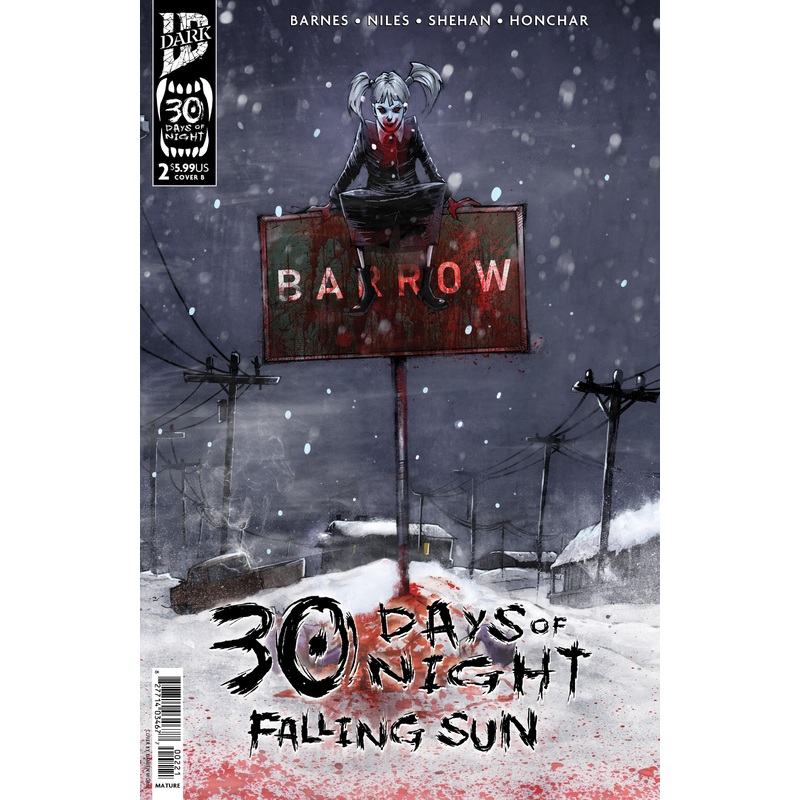 30 DAYS OF NIGHT: FALLING SUN #2 VARIANT B (DAMIEN WORM)