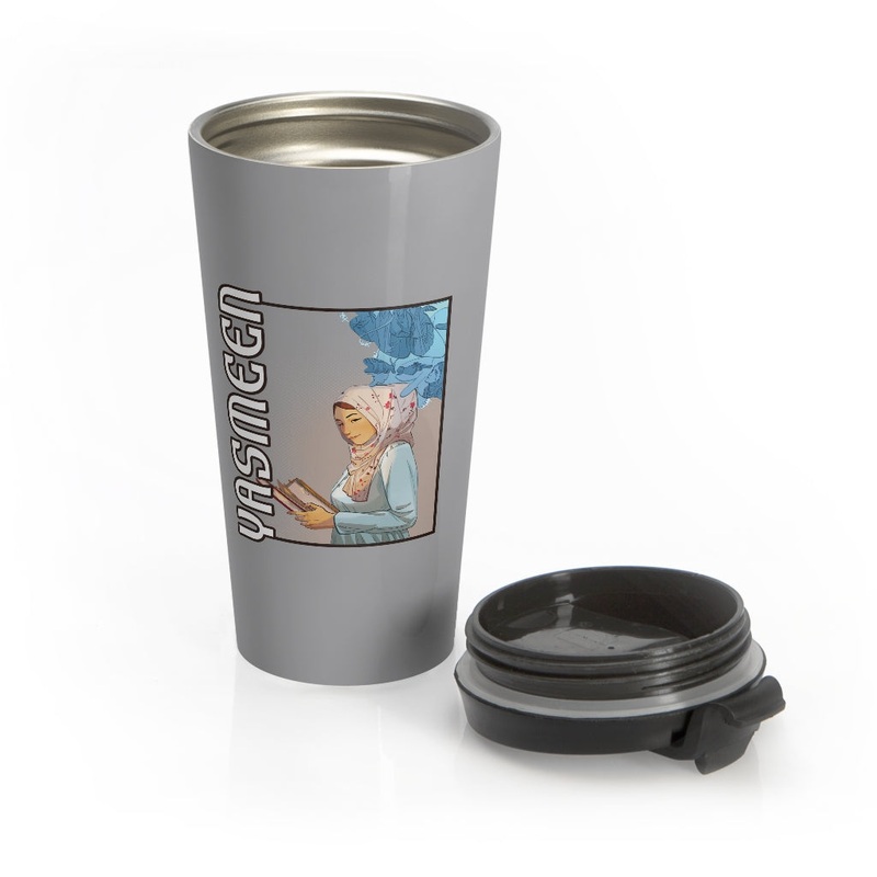 Yasmeen (Book Design) – Stainless Steel Travel Mug Travel Mug