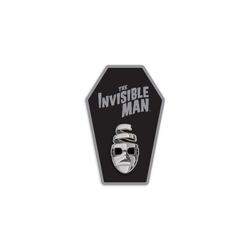 Invisible Man Enamel Pin (Monochrome)