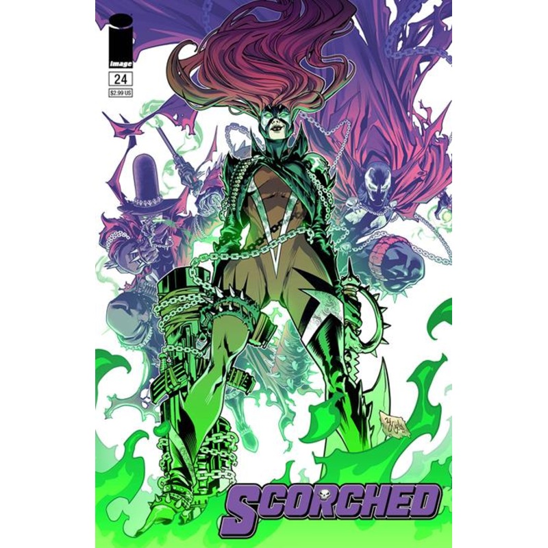 SPAWN SCORCHED #24 CVR A ZE CARLOS CARDSTOCK