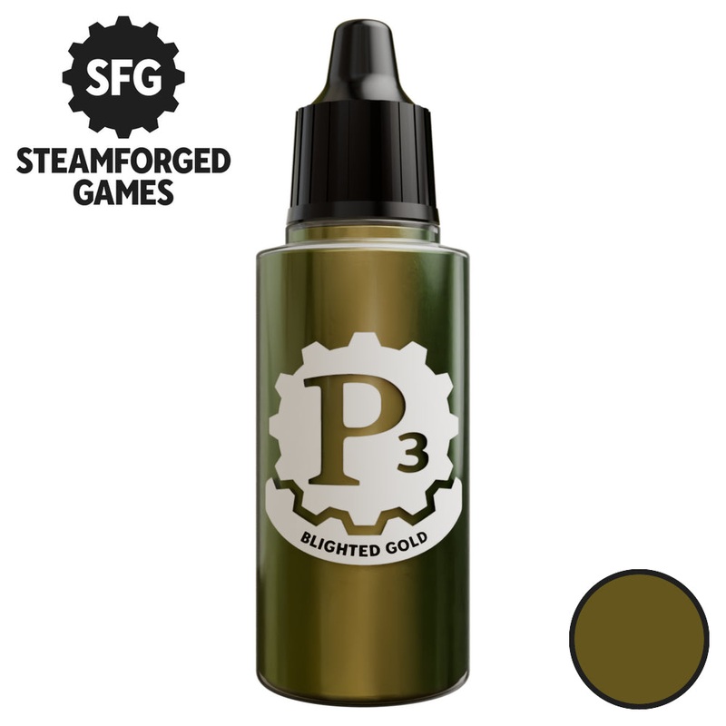 Steamforged Games P3 Paint – Metallics – Blighted Gold 18ml