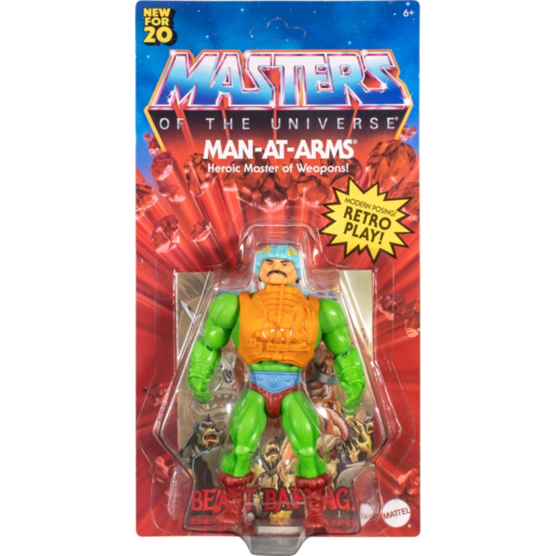 MOTU ORIGINS MAN AT ARMS AF MATTEL TOYS