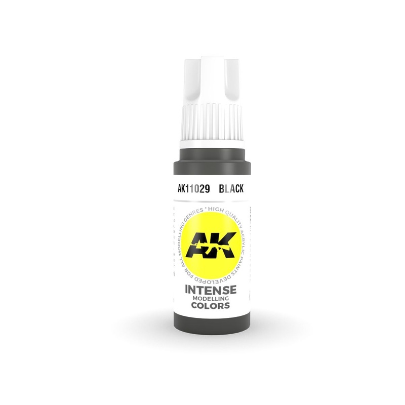 AK Interactive – 3 Gen Acrylics – Black 17ml