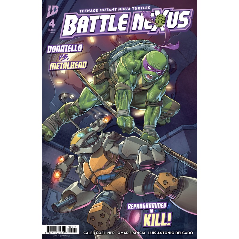 TEENAGE MUTANT NINJA TURTLES: BATTLE NEXUS #4 COVER A (FRANCIA)