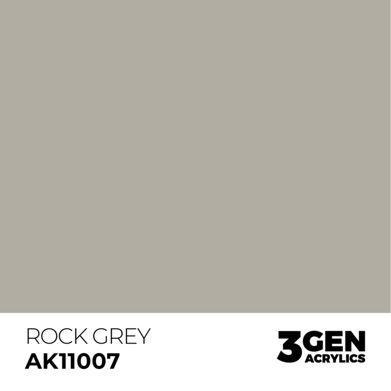 AK Interactive 3 Gen Acrylic Modeling Colour 17ml – Rock Grey